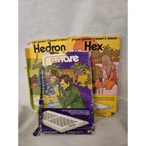 3M Vintage Paper Games For Travel And Leisure Hex Hedron Snare Made in USA
